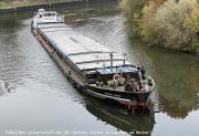 Bild: GMS Chateau Chalon vor der Einfahrt in die Neckarschleuse Lauffen.