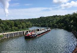 Bild: Das GMS XENA ist nur selten auf dem Neckar unterwegs. Hier jedoch in Besigheim zu sehen.