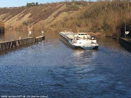 Bild: Kaum hat GMS Somnium Videre die Schleuse verlassen, ist auch der Steuerstand wieder ausgefahren.