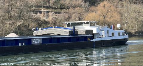 Bild: GMS Marte Meo transportiert hier Sand. Ihre Tonnage beträgt bis zu 2546 Tonnen.